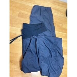The North Face Womens Cargo Pants Navy Blue Drawstring Waist Relaxed Fit